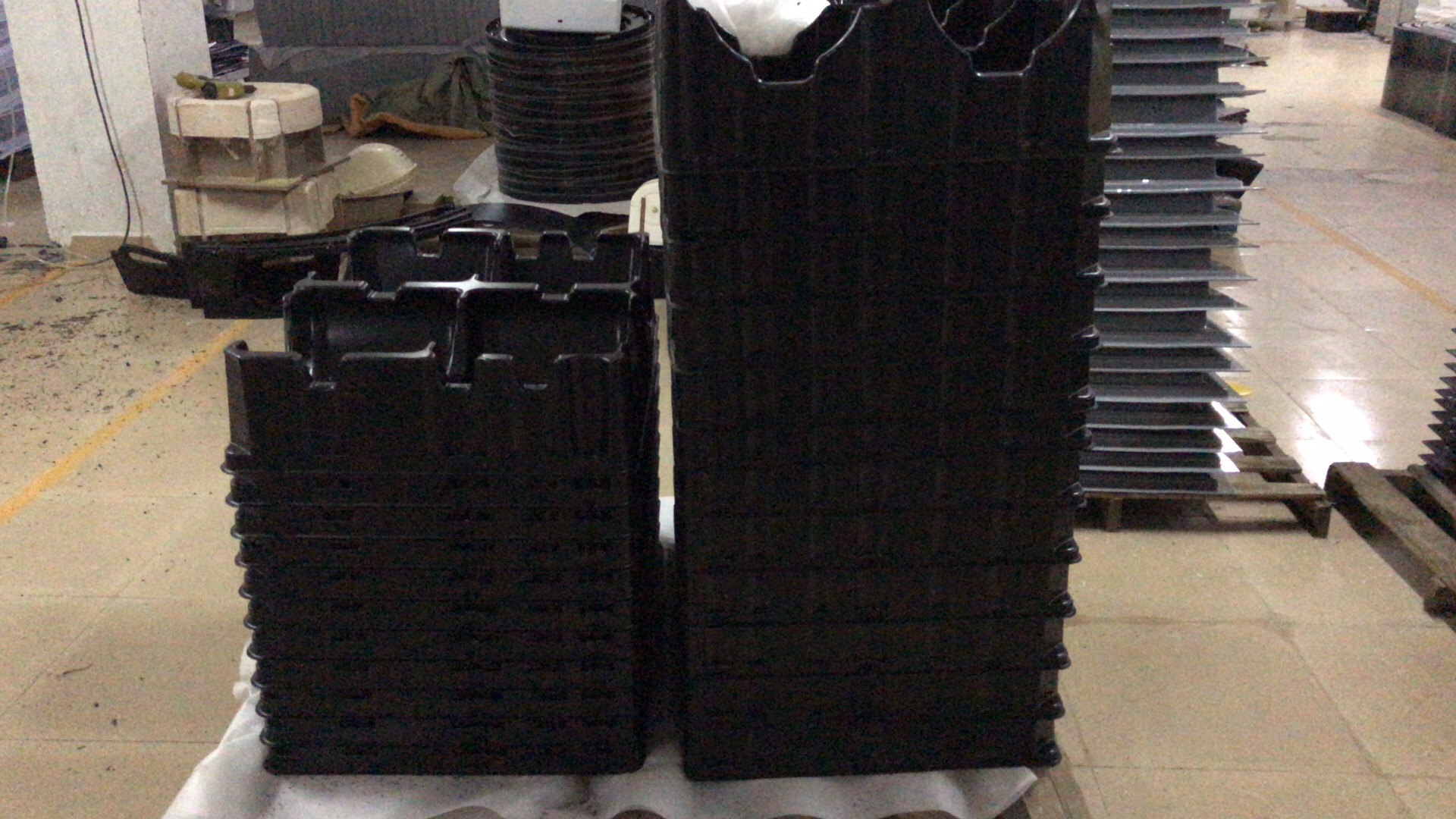 零配件吸塑托盤(pán)疊放